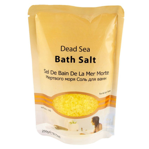 Individuell Bedruckte Wiederverwendbare Reißverschlusstasche Hitzeversiegelte MOPP/VMPET/PE Milch-Matcha Standbeutel Badesalz Verpackungsbeutel - Product Image 5