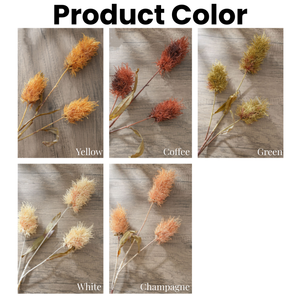 หญ้าหางจิ้งจอกเทียมคุณภาพสูง ยาว 88 ซม. สีเขียว สำหรับตกแต่งบ้านและงานแต่งงาน - Product Image 3