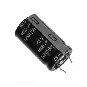 Condensador Original de 270 uF, Tipo ECO-S2DA271AA, de Aluminio, 270UF, 20%, 200V, SNAP TH - Product Image 1