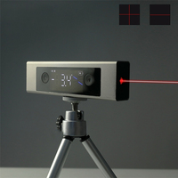 Niveau laser industriel numérique de précision à double axe avec affichage LED 0.2, inclinomètre laser rouge portée 40m pour carrelage 0.1