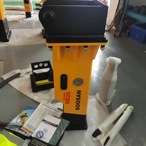 SOOSAN SB20 Tipo caja cincel 45mm martillo hidráulico para mini excavadora Bob Cat Skid Steer Loader para trabajos de demolición - Product Image 3