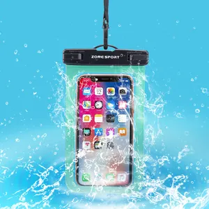 Pochette de couverture de téléphone portable sous-marin de prix usine Offre Spéciale sac de téléphone portable étanche pour les sports nautiques