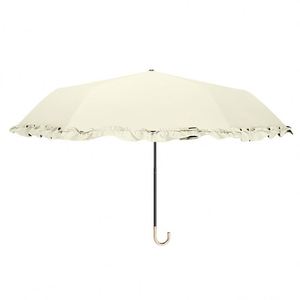Parapluie pliant ultra-léger pour femme, style japonais, avec crochet doré, dentelle, caoutchouc noir, coupe-vent, anti-UV, protection contre le soleil et la pluie - Product Image 4