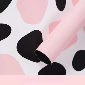 Hàn Quốc Bó Hoa Tươi Giấy Gói Bò In Thiết Kế Quà Tặng Không Thấm Nước Bao Bì Giấy Gói Cho Người Bán Hoa Nguồn Cung Cấp - Product Image 4