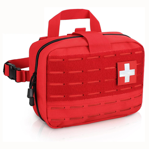 Trousse de secours pour soins des plaies, pochette médicale de grande taille, capacité accrue, avec fixation rapide détachable et support pour appuie-tête - Product Image 1