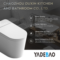 Articles sanitaires automatiques modernes, bidet intelligent d'une seule pièce, toilettes automatiques, salle de bains, toilettes intelligentes