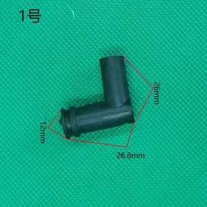 Connecteur flexible universel, buse mécanique en caoutchouc de 12mm, pour connexion de tuyau d'essuie-glace automobile - Product Image 1