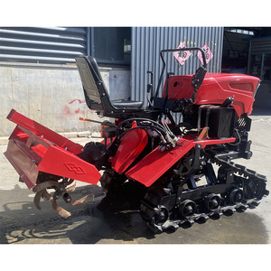 Traktor Crawler 35HP Traktor Mini Pertanian Peralatan Pertanian Mesin Pengolah Tanah Crawler <span class=keywords><strong>Cultivator</strong></span> - Product Image 5