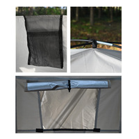 Tente de camping pour animaux de compagnie, quatre saisons, structure en fibre de verre, installation rapide, tente imperméable en Oxford pour le camping en plein air et les voyages