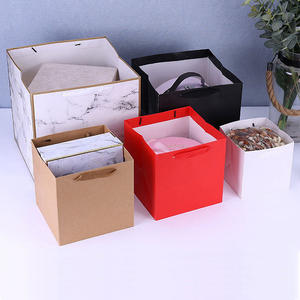 Kraft/các tông màu trắng giấy bao bì túi vuông rộng dưới Baking bao bì túi quà tặng bao bì túi - Product Image 6