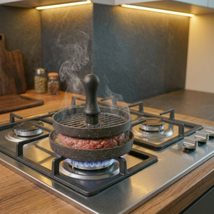 Molde Profesional de Granito de 110 mm para Hamburguesas y Albóndigas, para Cocinar Carne y Aves - Product Image 3