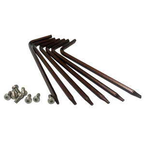 Clés hexagonales en acier S2 à double extrémité, métriques et impériales, pour outils de quincaillerie - Product Image 3