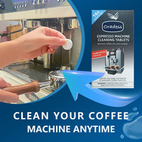 Tablettes Solides Nettoyantes pour Machine à Café – Écologiques et Efficaces – Éliminent les Résidus d'Huile de Café – Pour Expresso et Cafetière Goutte à Goutte – Personnalisation OEM