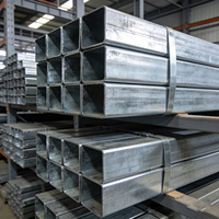 Venta Directa de Fábrica, Tubo Cuadrado Galvanizado de Aleación de 3 mm, Estándar ASTM, Técnica ERW