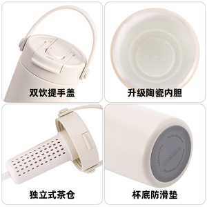 แก้วน้ำสแตนเลสสุญญากาศขนาด 30 ออนซ์ พร้อมฝาปิด สำหรับใช้ในรถยนต์ - Product Image 2