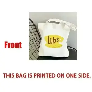 Sacola do câncer de mama Bolsa feminina Bolsa cosmética Lona Grande capacidade Bolsa compras Viagem - Product Image 3