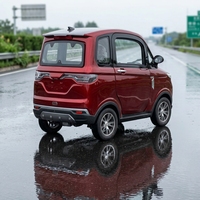 Coc EEC Véhicules Électriques à Énergie Nouvelle en Promotion, Mini-Voiture Électrique Manuelle Légère à Propulsion Arrière (RWD) 4 Roues Cabinscooter pour Famille, Facile à Conduire et Sûre