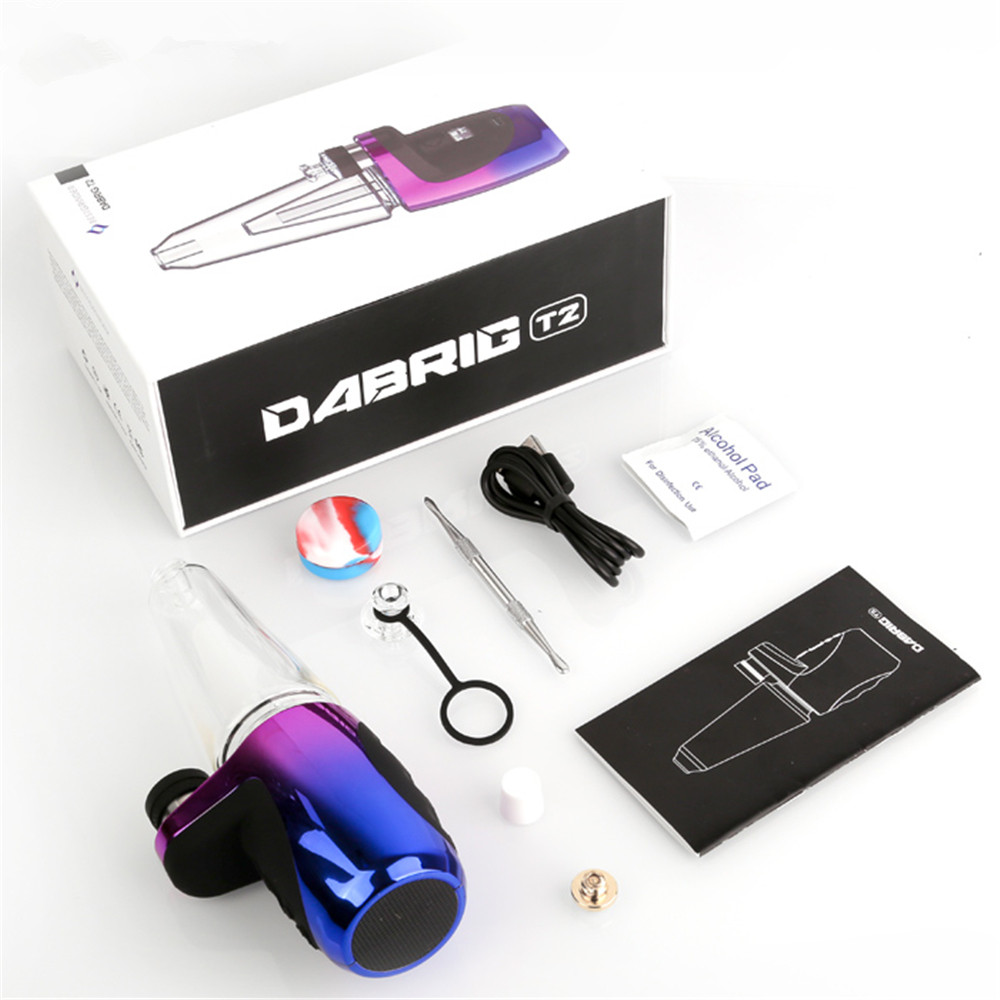 Smoking Accessories Wax Pens Vaporizer Dabrig T2 Electric Dab Rig Water Pipe