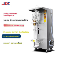 Machine électrique automatique de cachetage de sac de film de Sachet 100-500ml boissons sachets de lait de jus emballage de savon liquide d'eau pure