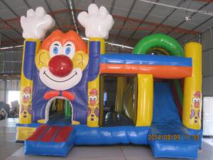 Château gonflable clown en promotion pour enfants, idéal pour les locations commerciales de fêtes en extérieur - Product Image 3