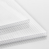 Panneau alvéolaire en polycarbonate multi-parois moderne, imperméable, transparent et poreux pour usage extérieur en hôtellerie (vente en gros)