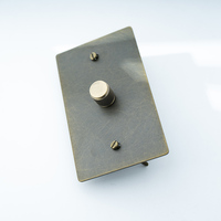 Personnalisation de l'interrupteur à bascule moleté en laiton bronze CE 110V American Standard maison hôtel interrupteur mural électrique prise gradateur