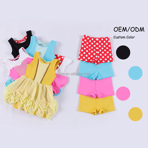 <span class=keywords><strong>Abito</strong></span> da yoga in nylon personalizzato 2025 per ragazze e bambine, gonna sportiva senza maniche a tinta unita con bordo smerlato, personalizzabile in fabbrica - Product Image 1