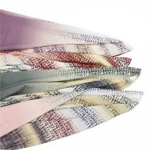 Hot Sale 2021 latest ladies luxury designer printed jersey cotton scarves hijabs korean style print scarf