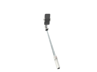 A10 penstabil Gimbal genggam tunggal, alat penstabil ponsel pintar dengan lampu LED, dapat dilipat, pembuat Film Volger swafoto, peralatan Streaming langsung