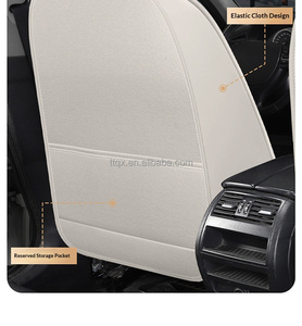 Housses de siège auto en soie glacée premium, ensemble complet pour <span class=keywords><strong>Renault</strong></span> Clio <span class=keywords><strong>Captur</strong></span> Kadjar, ventilées, anti-décoloration, durables, pour 5 sièges, pièces intérieures auto - Product Image 5