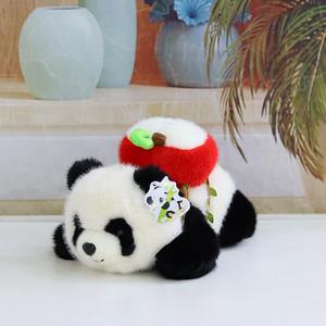 Peluche géante panda mignonne, souvenir de voyage, jouet anti-stress, technique lavée, Chengdu National for Treasure, poupée en tissu cadeau - Product Image 4
