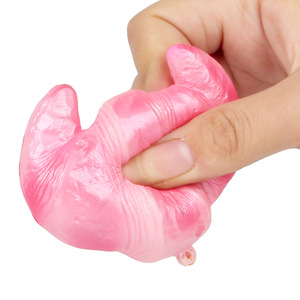 Juguete Antiestrés de Forma Irregular Rosa, Accesorio de Escritorio de Plástico, Regalo del Día de los Inocentes, Diseño Ligero - Product Image 1
