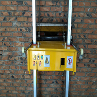 Machine à enduire les murs électrique pour la construction, machine à projeter la plâtre pour murs intérieurs et extérieurs