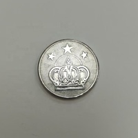 Jetons de jeu en métal personnalisés, alliage plaqué argent, pièces d'arcade avec différents motifs pour centre de jeux