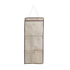 6 Pocket with PVC Over the Door Hanging Shoe and Accessories Storage Organizer - Product Image 4