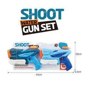 Yeni gelen 3 çekim modları pompa su tabancası 2 adet paketi şeffaf küçük su atıcı seti - Product Image 6