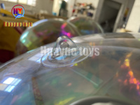 HUAYUE Boules Disco Gonflables Amusantes Flottant PVC Sphère de Fête Ballon Globe Festival Décoration Suspendue Boule à Miroir Gonflable