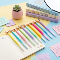 Stylo à bille créatif en métal en forme de cœur, cadeau publicitaire, logo personnalisable