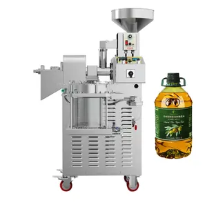Máquina automática de prensado de aceite de oliva, máquina de prensado en frío para la venta con alta calidad