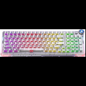 คีย์บอร์ดกลไก K98 AOC 87ปุ่ม RGB backlit ไร้สายสามโหมดเกมออฟฟิศร้อนโปรแกรมได้ - Product Image 3