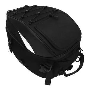 Sac de selle arrière pour moto, construction solide, imperméable, grande capacité, sac de voyage pour moto tout-terrain, bleu - Product Image 6