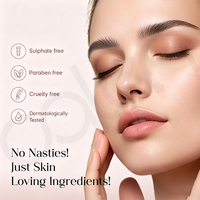 Masque Rafraîchissant Luxfume Private Label Icy Cheek pour Préparation Maquillage, Compresse Citron Menthe, Équilibre le Sébum Cutané, Maintient le Fond de Teint au Point Zéro Toute la Journée