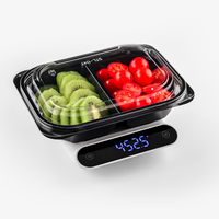 Offre Spéciale RPET stockage en plastique alimentaire boîte à salade en plastique conteneur en plastique salade boîtes de fruits