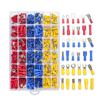 280 pièces Kit de bornes à sertir isolées boîte à sertir à froid prise de borne à sertir ronde isolée à froid assortiment de connecteurs électriques