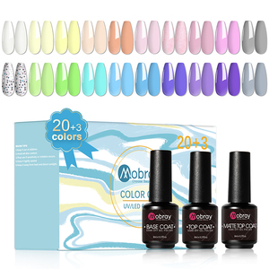 Vernis à ongles en gel UV pour <span class=keywords><strong>manucure</strong></span>, 15 ml, protection UV, gel de soin estival, sans HEMA/HPMA/TPO, non toxique, design français, DIY - Product Image 1