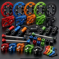 Accessoires moto CNC personnalisés sur mesure (requête de dessin OEM) : Slider d'axe, Espaceur d'axe, Pignon arrière, Cache-pignon avant, Régulateur de chaîne, Support de jauge