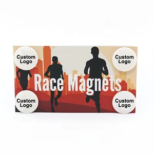 Logotipo personalizado Color Race Number Magnet Race Bib Number Holder Hebilla magnética - Product Image 4