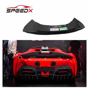 Alerón de carbono para Ferrari SF90 Upgrade Assetto <span class=keywords><strong>Fiorano</strong></span> Style SF90 AF Kit de cuerpo de fibra de carbono Alerón trasero - Product Image 1