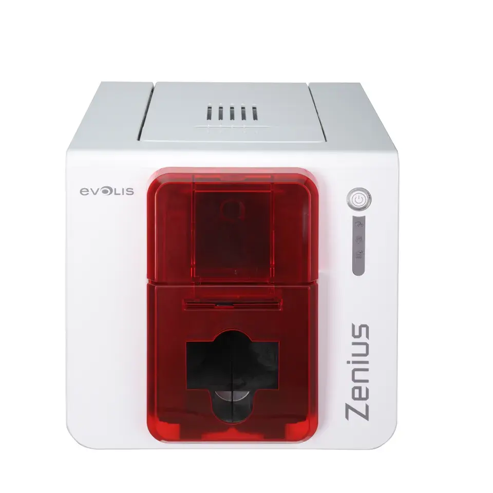 Принтер Evolis Zenius для печати пластиковых карт из ПВХ для односторонних монохромных или цветных принтов