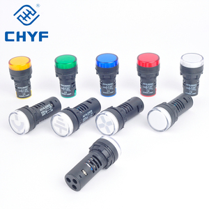 Lâmpada Piloto LED AD16 AD22 AC DC 6V 12V 24V 48V 110V 220V 380V 22mm AD16-22DS AD22-22DS Luz Indicadora LED de Sinal - Product Image 6